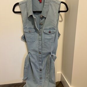 Guess Sleeveless Denim Dress